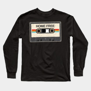 kurniamarga vintage cassette tape Home Free Long Sleeve T-Shirt